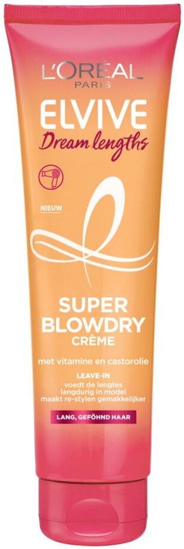 3x L'Oréal Elvive Dream Lengths Blowdry Cream 150 ml