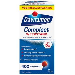 4x Davitamon Compleet Weerstand 400 stuks