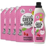 Marcel's Green Soap - Wasmiddel - Patchouli & Cranberry - 23 Wasbeurten + 4 Navullingen
