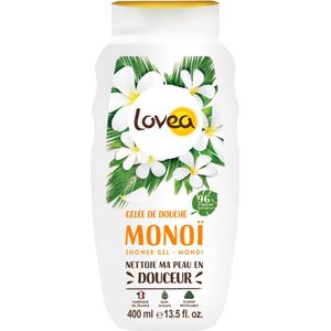 6x Lovea Sulfaatvrije Douchegel Monoï 400 ml