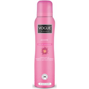 3x Vogue Adore Parfum Deodorant 150 ml