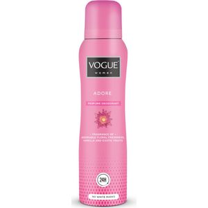 3x Vogue Adore Parfum Deodorant 150 ml