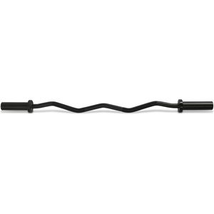 Gym Masters zwarte curlstang (premium) - Curl bar - EZ bar - 50MM - Curl stang 120cm