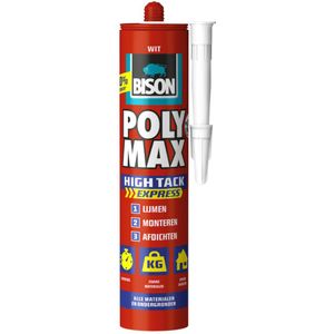 4x Bison Poly Max® High Tack Express Wit 440 gr