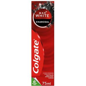 3x Colgate Tanpasta Max White Active Charcoal 75 ml