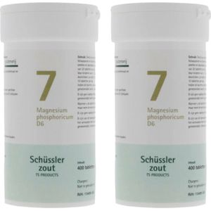 2x Pfluger Schussler Zout nr 7 Magnesium Phosphor D6 400 tabletten