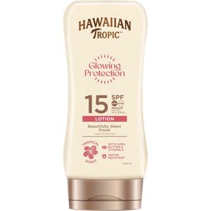 Hawaiian Tropic - Zonnebrand Lotion Glowing Protection - SPF 15 - 180 ml