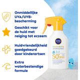2x Nivea Sun Zonnespray Babies & Kids Sensitive Protect SPF 50+ 270 ml