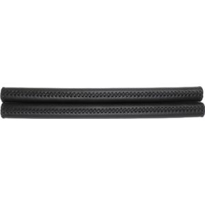 PerfectGrip fietshandvat - Lederen Fietshandvatten - Vlinderstuur - Links + Rechts - 45cm per handvat - Vlinderstuurhandvat