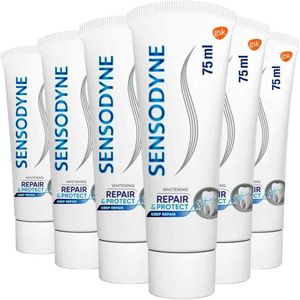 6x Sensodyne Tandpasta Repair & Protect Whitening 75 ml