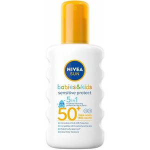 6x Nivea Sun Babies & Kids Sensitive Protect Zonnespray SPF 50+ 200 ml