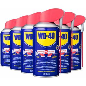 6x WD-40 Multi-Use Product Smart Straw® Multispray 300 ml