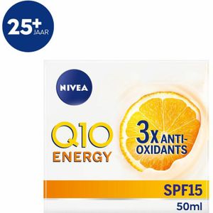 6x Nivea Q10 Plus C Anti-Rimpel +Energy Dagcreme SPF 15 50 ml