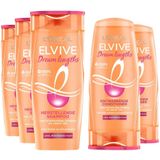 L'Oréal Elvive Dream Lengths - Shampoo 3x 250 ml & Conditioner 2x 200 ml - Pakket