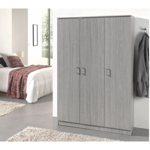 Belfurn - Linnenkast 3 deuren 120cm eden new grey oak