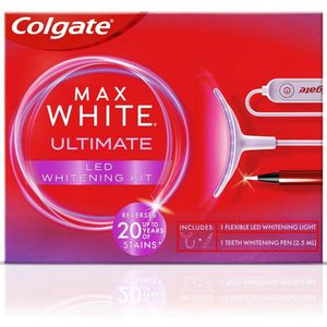 2x Colgate Max White Ultimate Led Whitening Kit 1 set
