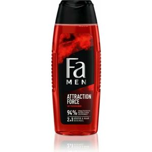 3x Fa Men Douchegel en Shampoo Attraction Force 250 ml