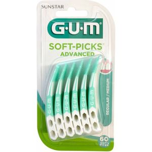 4x GUM Soft-Picks Advanced Regular 30 stuks