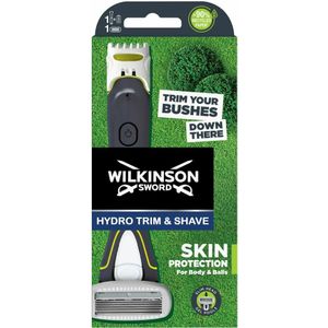 6x Wilkinson Hydro Trim & Shave Body & Balls Scheermes en Trimmer 1 set