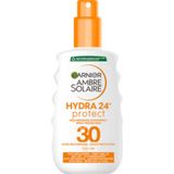 2x Garnier Ambre Solaire Hydra 24 Zonnebrandspray SPF 30 200 ml