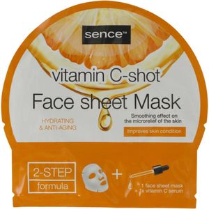 6x Sence Gezichtsmaskers Vitamin C