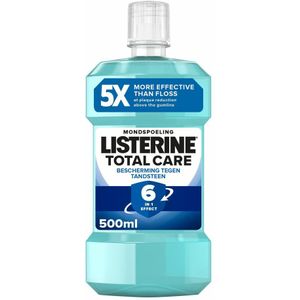 3x Listerine Total Care Bescherming Tegen Tandsteen 500 ml