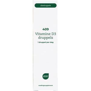 2x AOV 409 Vitamine D3 druppels 15 ml