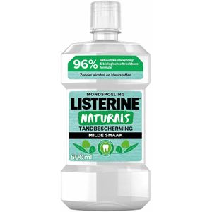 3x Listerine Naturals Mondwater Tandbescherming 500 ml