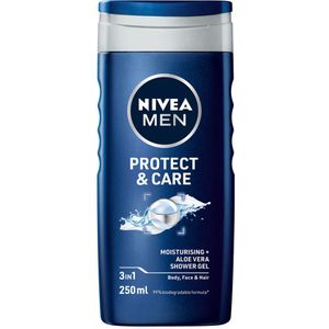 12x Nivea Men Douchegel Protect & Care 250 ml