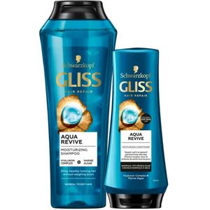 Gliss - Aqua Revive - Shampoo & Conditioner Pakket - Hydraterend - 400ml