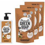 Marcel's Green Soap Sandelwood & Cardemon Handzeep Pakket