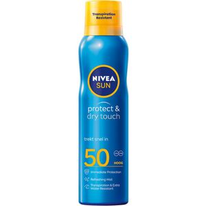6x Nivea Sun Protect en Dry Touch Verfrissende Vernevelende Spray SPF50 200 ml