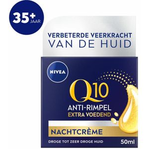 3x Nivea Q10 Power Extra Voedend Nachtcreme 50 ml