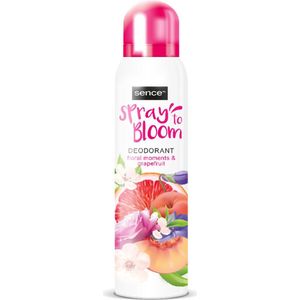 Sence Deodorant Floral & Grapefruit - 6 x 150 ml - Voordeelverpakking