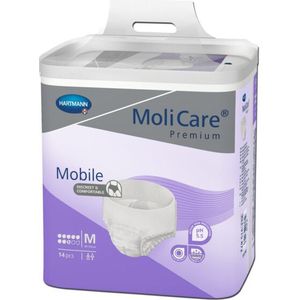 4x Molicare Premium Mobile 8 Druppels Medium 2015 ml Absorptie 14 stuks