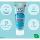 3x TePe Daily Tandpasta 75 ml