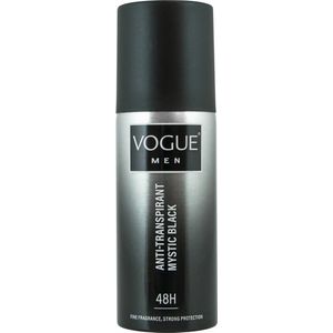 3x Vogue Anti-Transpirant Mystic Black 150 ml