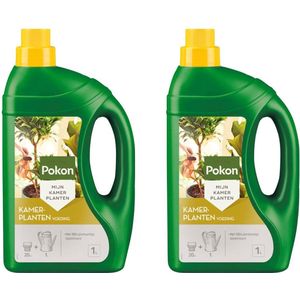 2x Pokon Plantenvoeding Kamerplanten 1 liter