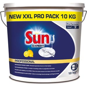 2x Sun Professional Vaatwaspoeder Korte Wascyclus Citroen Pro Formula 10 kg