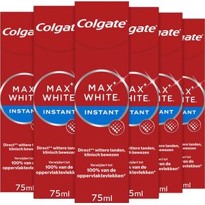 6x Colgate Tandpasta Max White Optic 75 ml