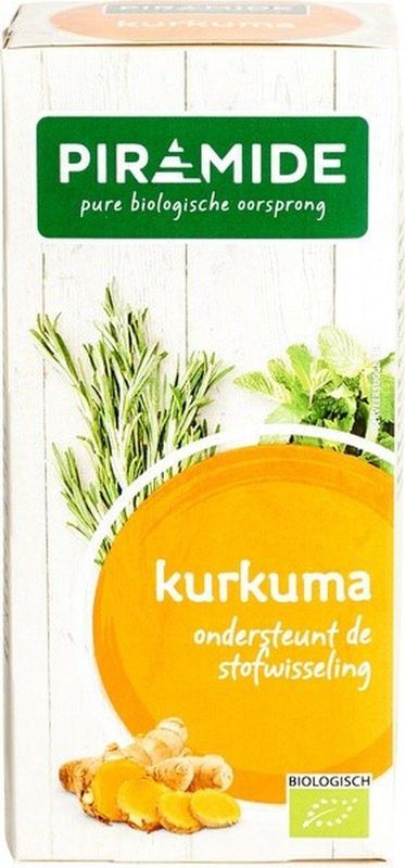 Piramide - Kurkuma Kruidenthee - 3x20 Stuks - Biologisch