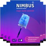 6x NIMBUS Magic Duster Starterkit Handvat + 4 Navullingen 1 set