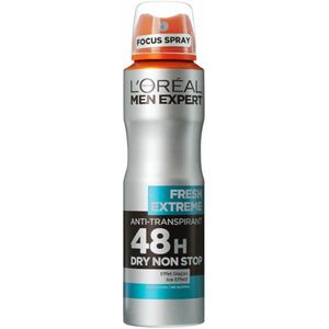 3x L'Oréal Men Expert Deodorant Spray Fresh Extreme 150 ml