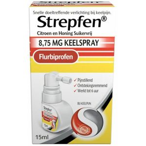 2x Strepfen Keelspray Citroen & Honing 8,75 mg