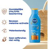 3x Nivea Sun Protect & Bronze Zonnebrand Melk SPF 30 200 ml
