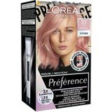 3x L'Oréal Preference Vivids Permanente Haarkleuring 9.213 Rose Gold