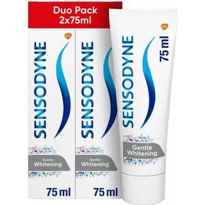 3x Sensodyne Tandpasta Gentle Whitening Duo 2 x 75 ml