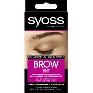 3x Syoss Browtint Donkerbruin