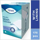 3x TENA Wash Glove Plastic Binnenkant 175 stuks