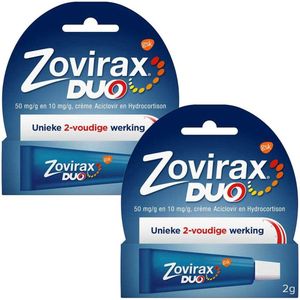 Zovirax Cream Duo - 2 x 2 gram